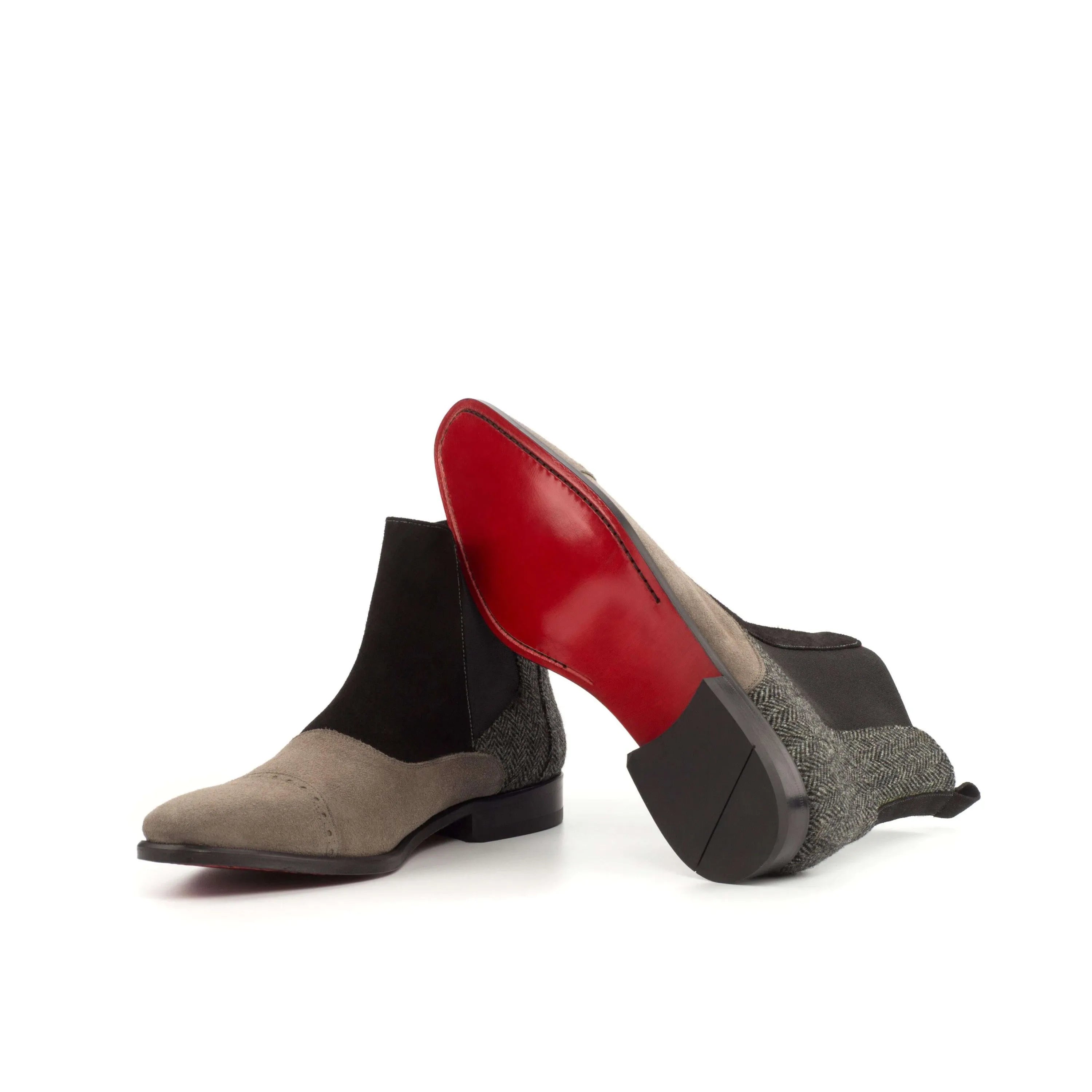 CM20 Chelsea Boots II two-toned leather Chelsea boots red soles