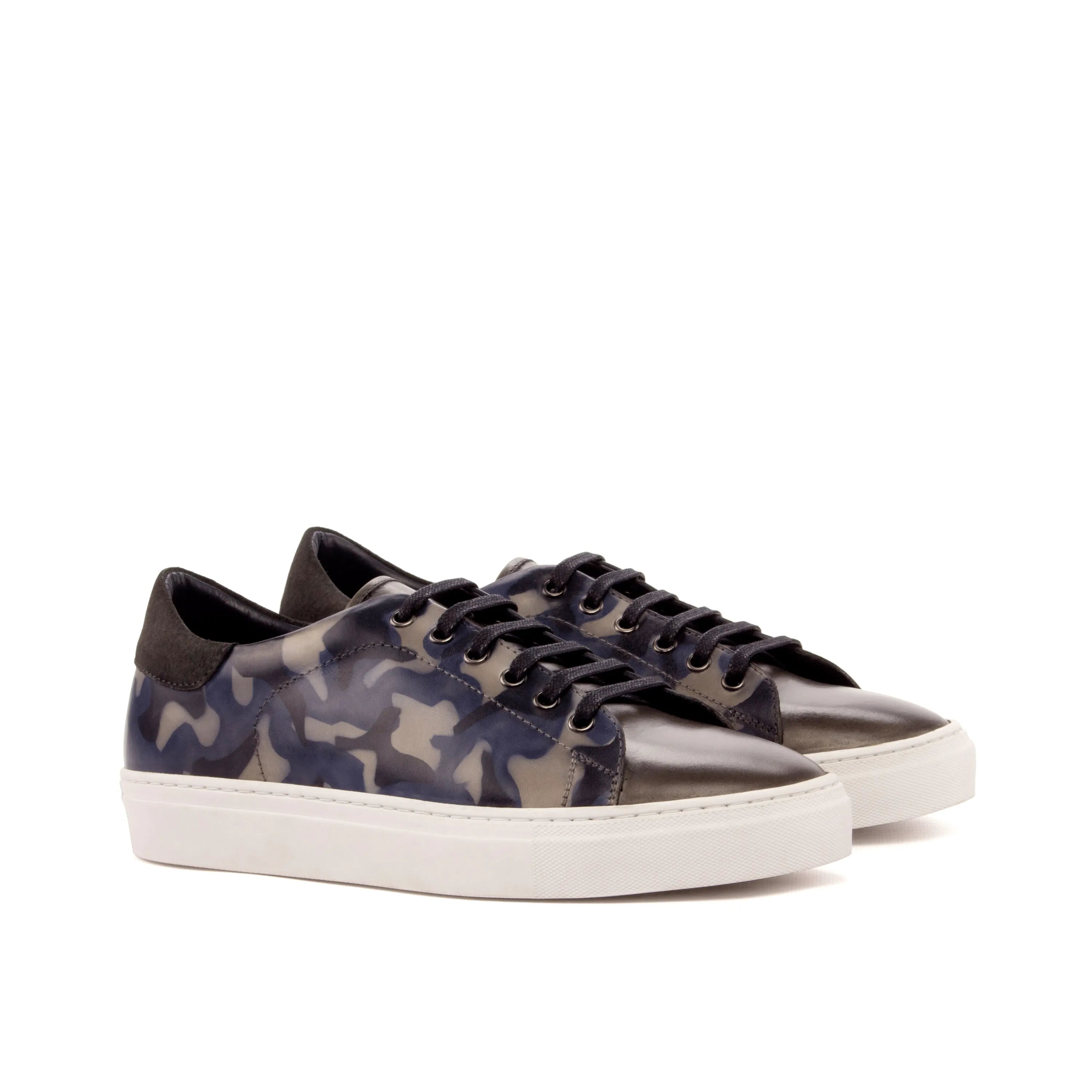 Herais Trainer Patina Sneaker in camouflage leather