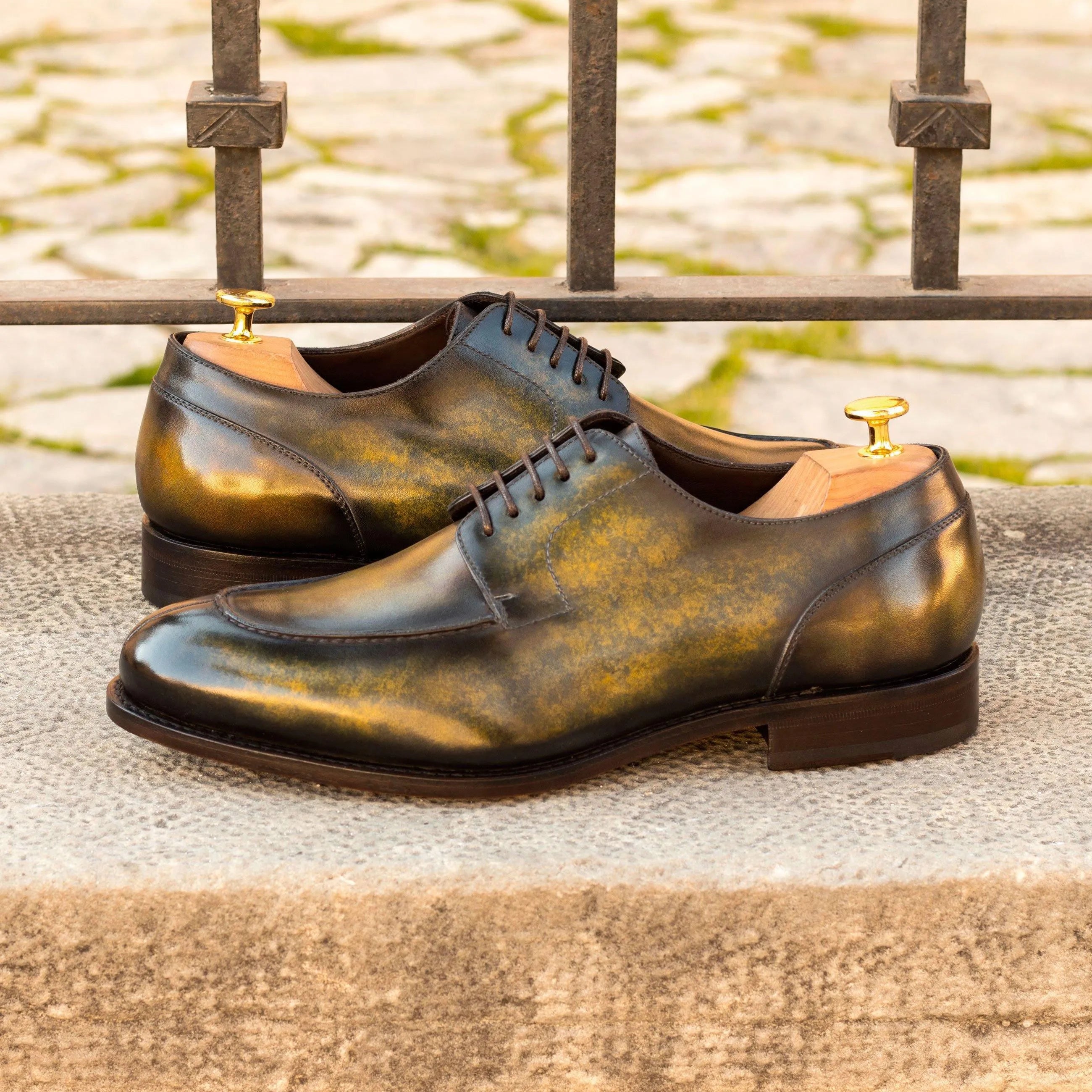 Timadeias Patina Derby Split Toe II leather dress shoes