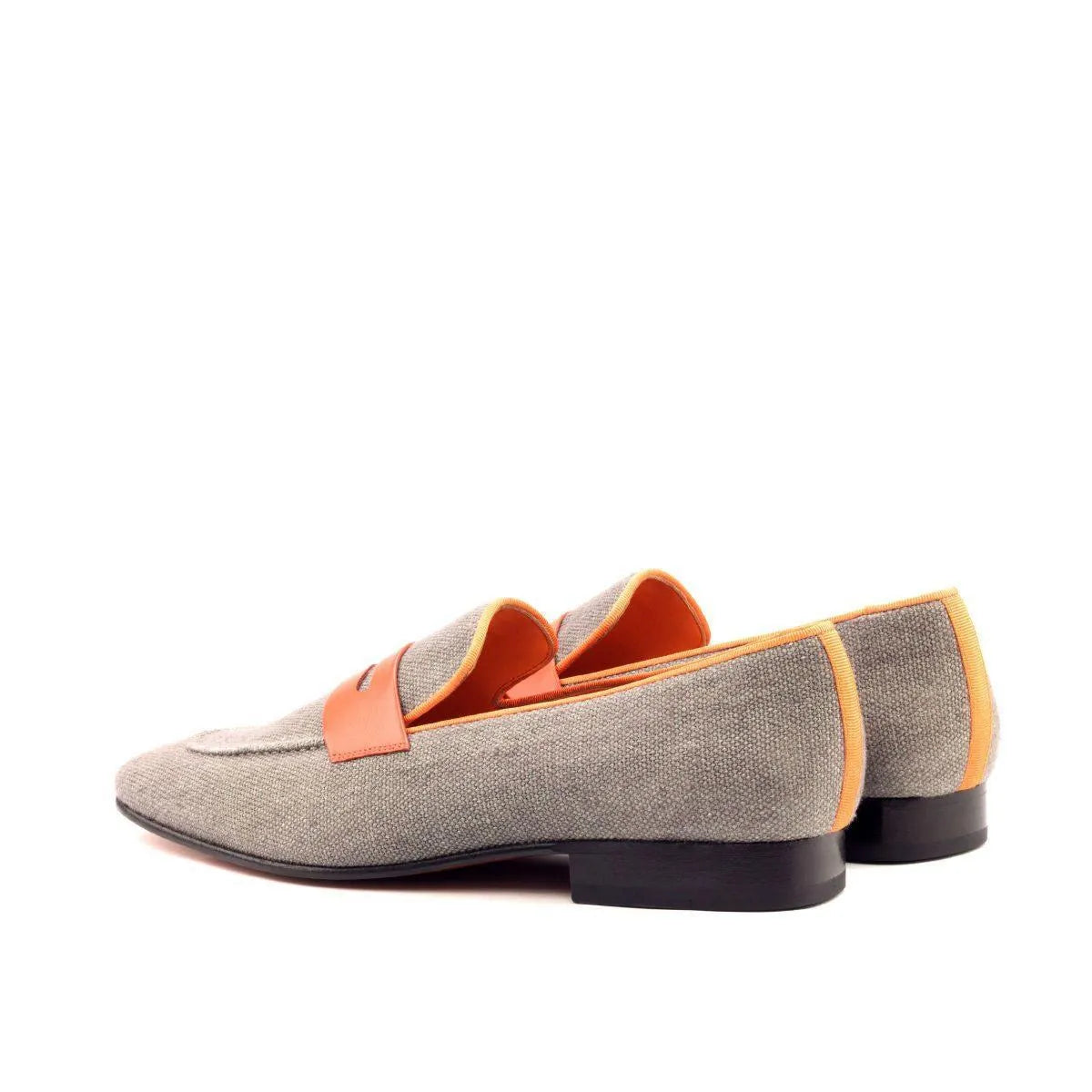 Gray and orange Delight Drake Slipon II loafers
