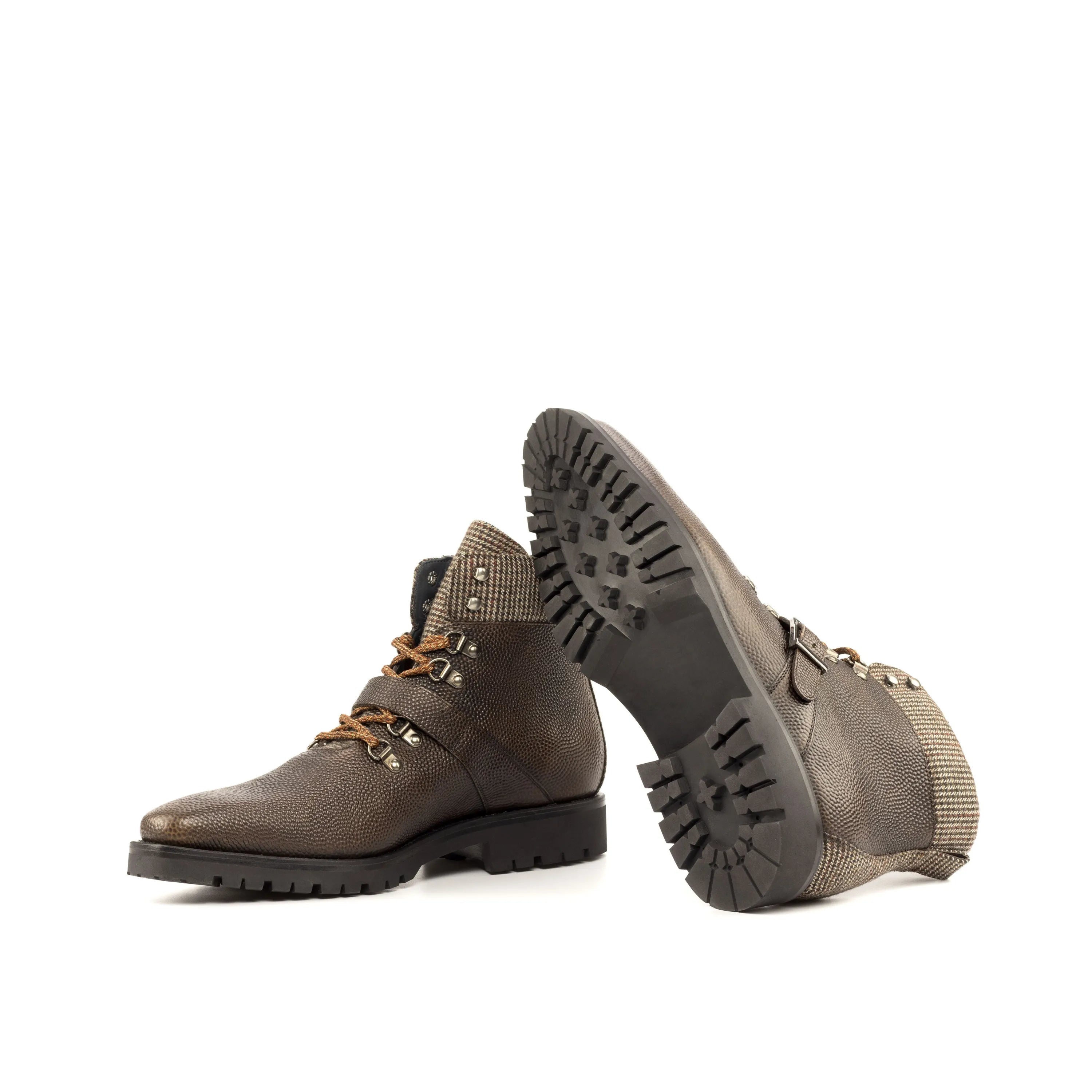 Nadain Hiking Boots II brown leather with adjustable buckle and Goodyear-welted soles
