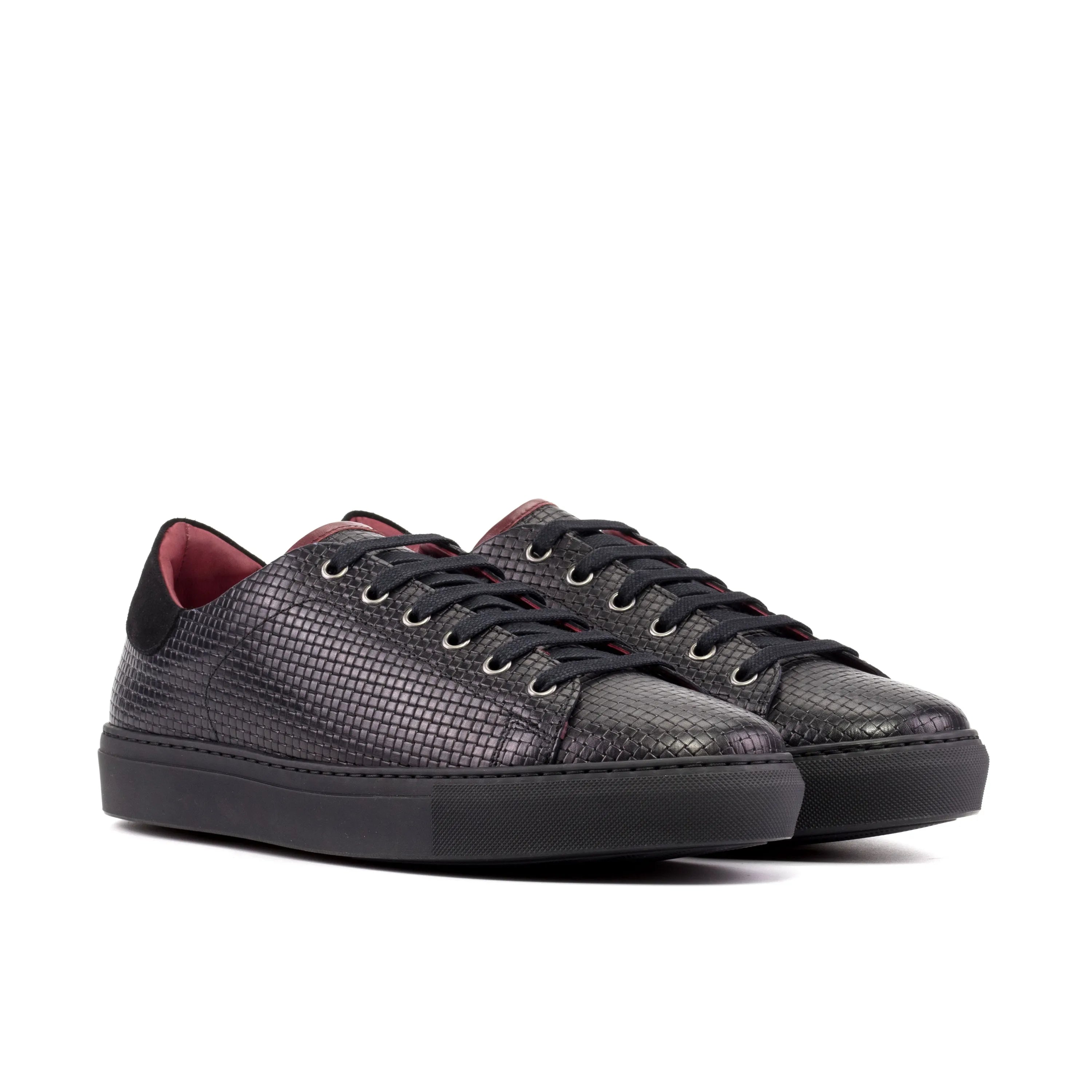 Pair of black textured Twilight Trainer Sneaker II cupsole trainers