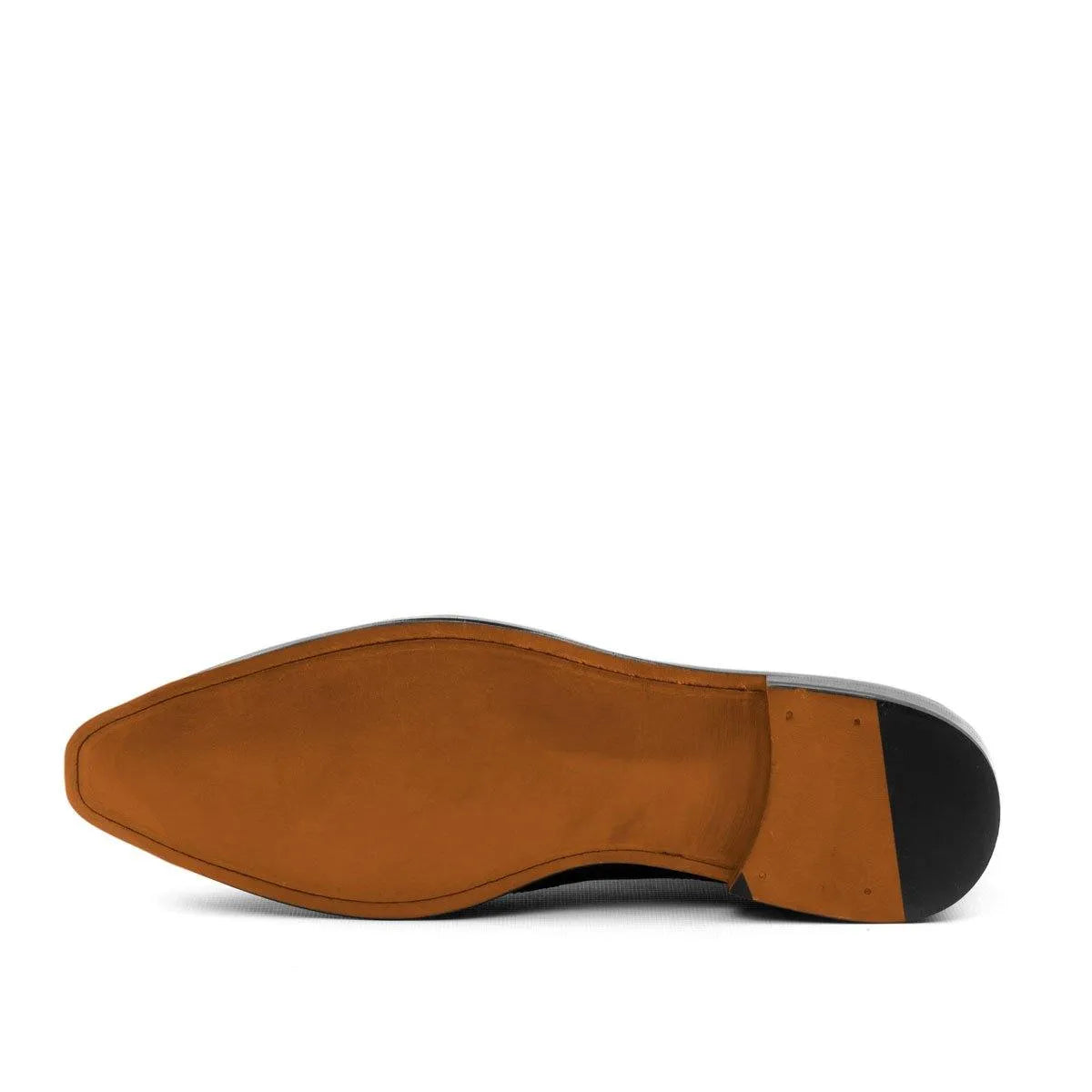 Brown leather sole of Wardon Patina Brogue shoes